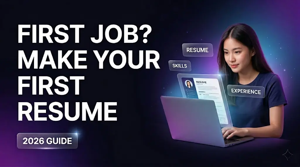 Step-by-step guide to making a resume for your first job with no work experience